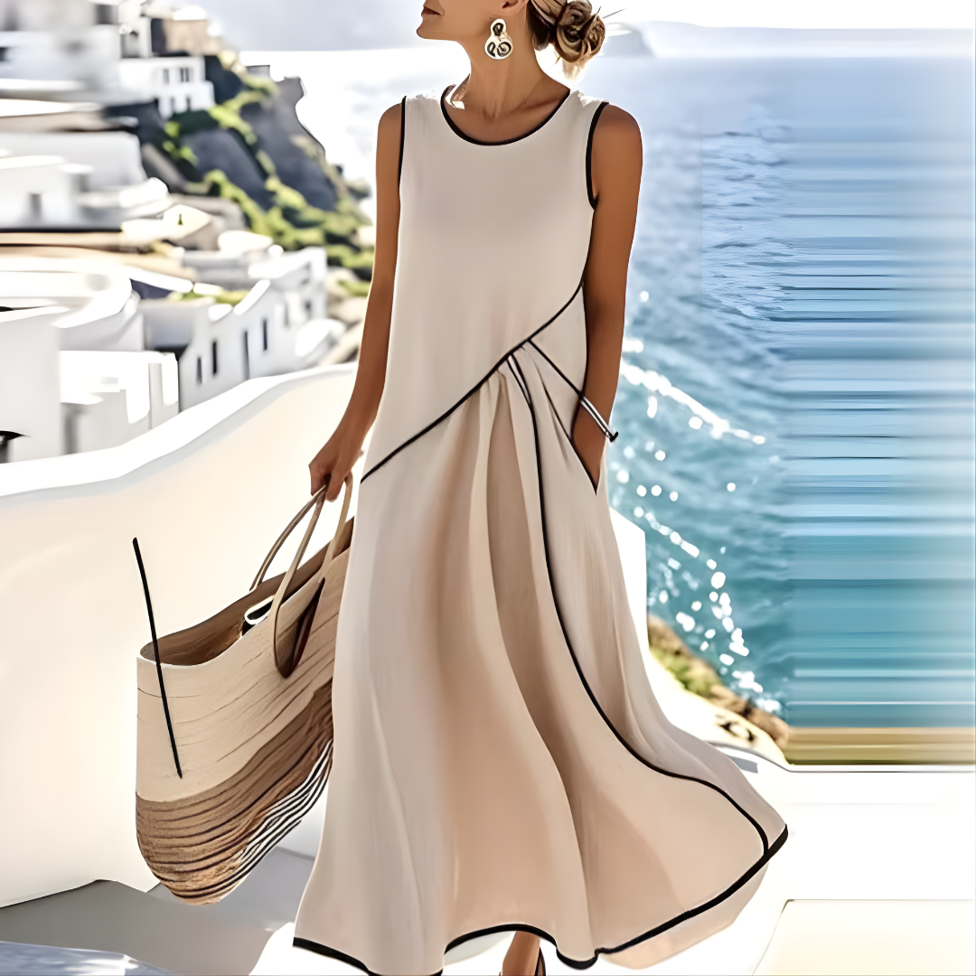 Saige - Gestreepte Zomerjurk