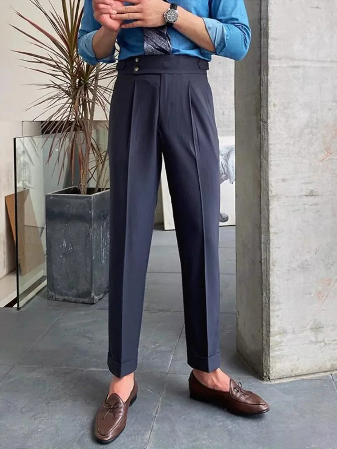 Zalecta | Elegante Klassieke Pantalon
